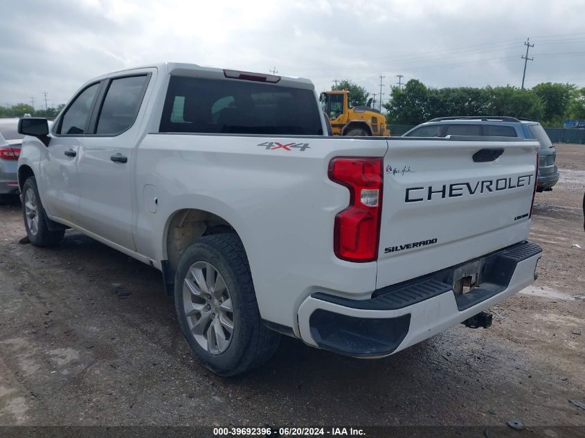 2022 Chevrolet Silverado Ltd K1500 Custom VIN: 3GCPYBEK1NG145824 Lot: 39692396