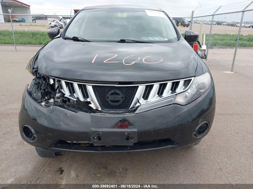 2010 Nissan Murano S VIN: JN8AZ1MW2AW140519 Lot: 39692401