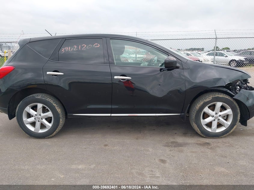 2010 Nissan Murano S VIN: JN8AZ1MW2AW140519 Lot: 39692401