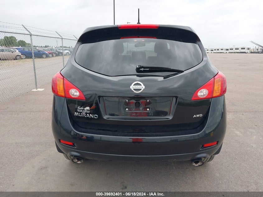 2010 Nissan Murano S VIN: JN8AZ1MW2AW140519 Lot: 39692401