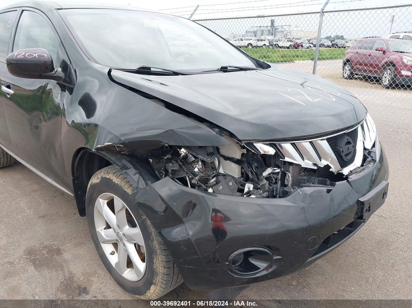2010 Nissan Murano S VIN: JN8AZ1MW2AW140519 Lot: 39692401