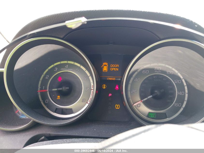 2011 Acura Mdx VIN: 2HNYD2H25BH539909 Lot: 39692446