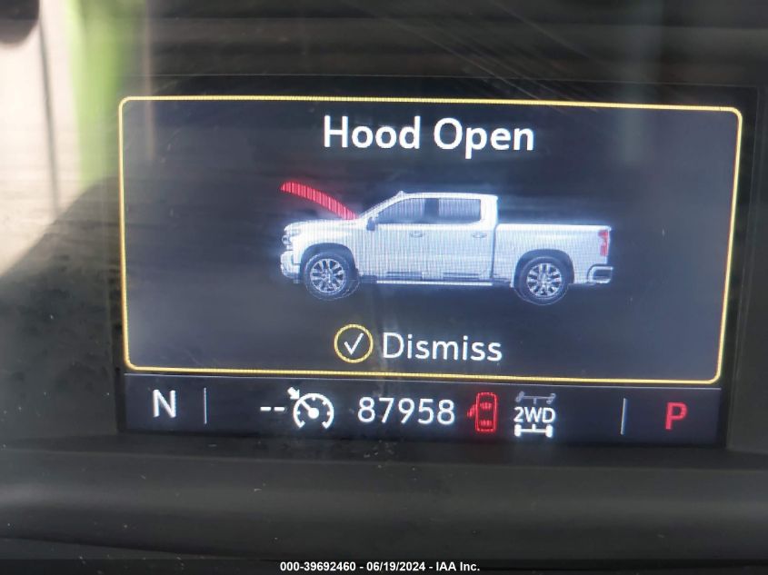 2022 Chevrolet Silverado 1500 Ltd 4Wd Short Bed Rst VIN: 1GCUYEED4NZ109342 Lot: 39692460