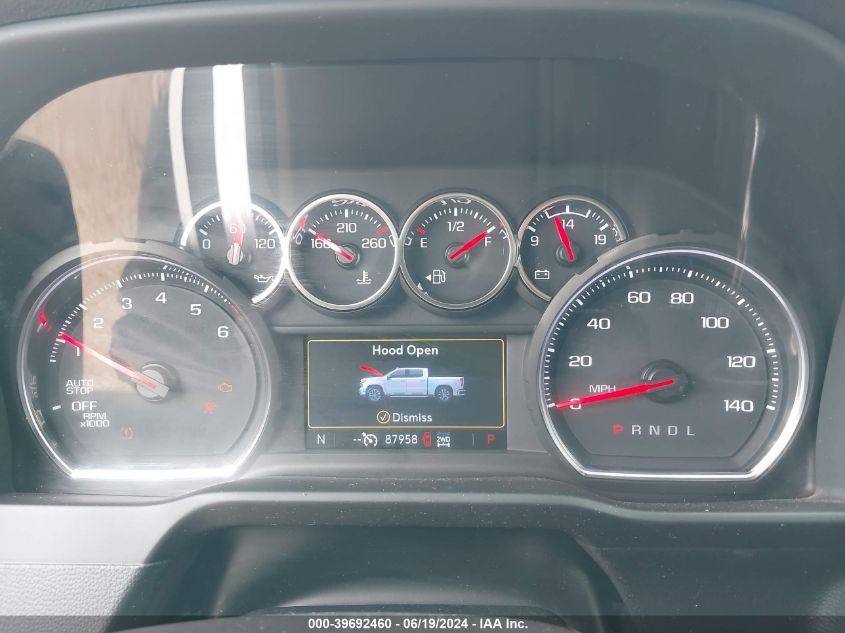 2022 Chevrolet Silverado 1500 Ltd 4Wd Short Bed Rst VIN: 1GCUYEED4NZ109342 Lot: 39692460