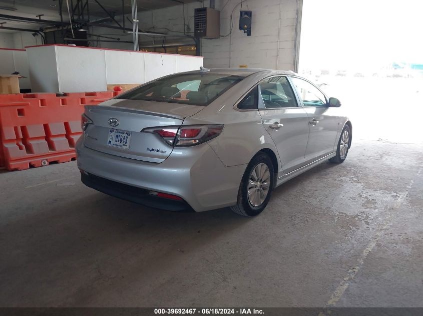 2016 Hyundai Sonata Hybrid Se VIN: KMHE24L1XGA035382 Lot: 39692467