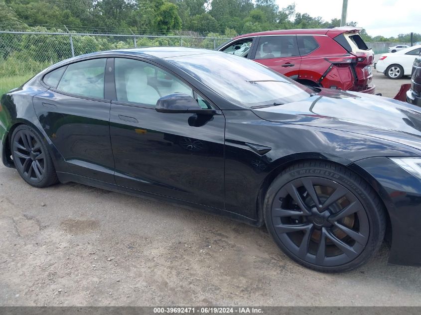 2021 Tesla Model S Plaid Tri Motor All-Wheel Drive VIN: 5YJSA1E63MF451357 Lot: 39692471