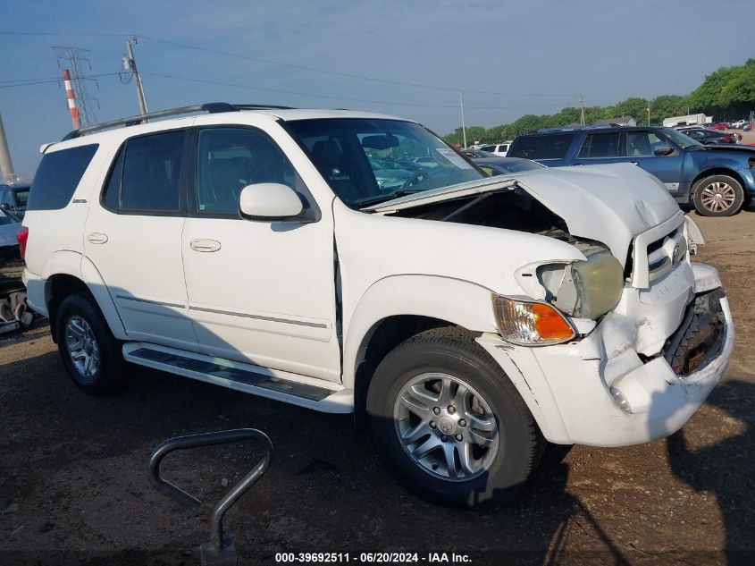 2005 Toyota Sequoia Limited V8 VIN: 5TDBT48A55S236751 Lot: 39692511