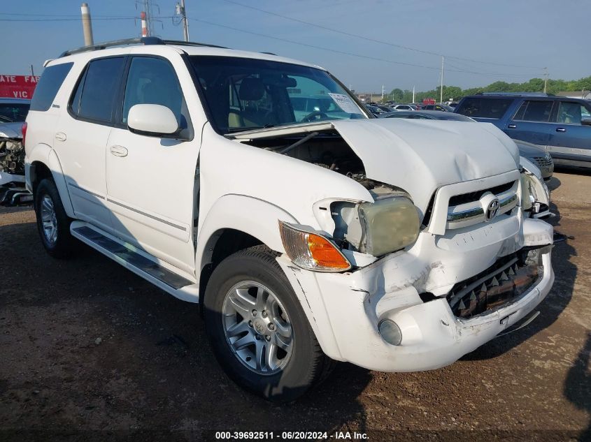 2005 Toyota Sequoia Limited V8 VIN: 5TDBT48A55S236751 Lot: 39692511
