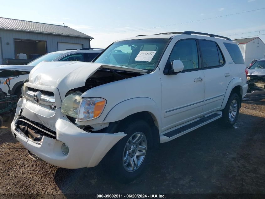 2005 Toyota Sequoia Limited V8 VIN: 5TDBT48A55S236751 Lot: 39692511