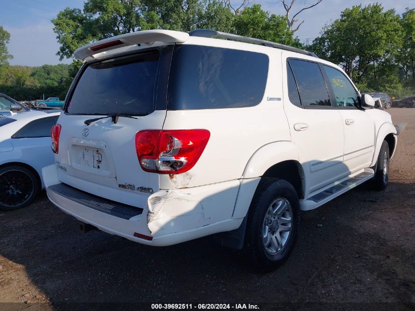 2005 Toyota Sequoia Limited V8 VIN: 5TDBT48A55S236751 Lot: 39692511