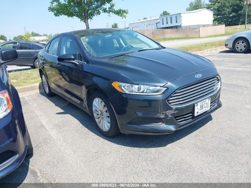 2014 Ford Fusion Hybrid S VIN: 3FA6P0UU5ER368660 Lot: 39692523