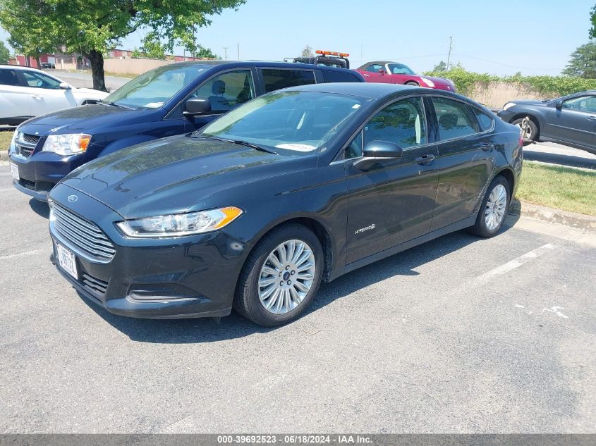 2014 Ford Fusion Hybrid S VIN: 3FA6P0UU5ER368660 Lot: 39692523