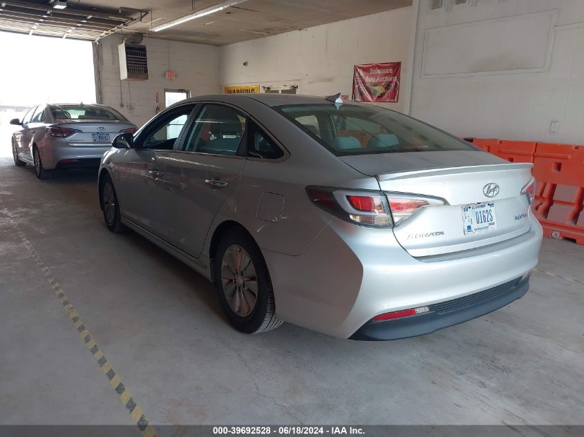 2016 Hyundai Sonata Hybrid Se VIN: KMHE24L11GA036842 Lot: 39692528