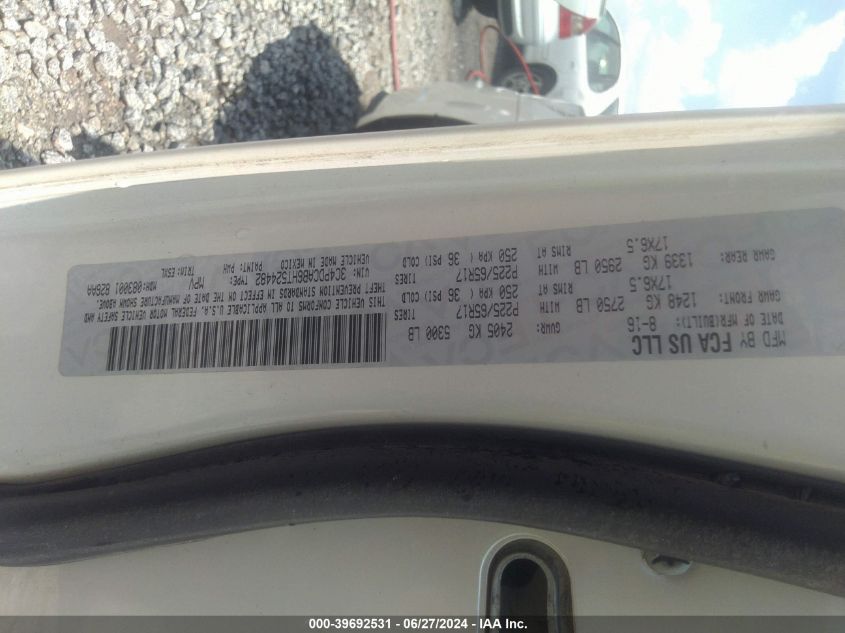 2017 Dodge Journey Se VIN: 3C4PDCAB6HT524482 Lot: 39692531