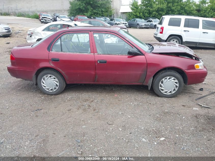 2000 Toyota Corolla Ve VIN: 1NXBR12E7YZ393153 Lot: 39692549