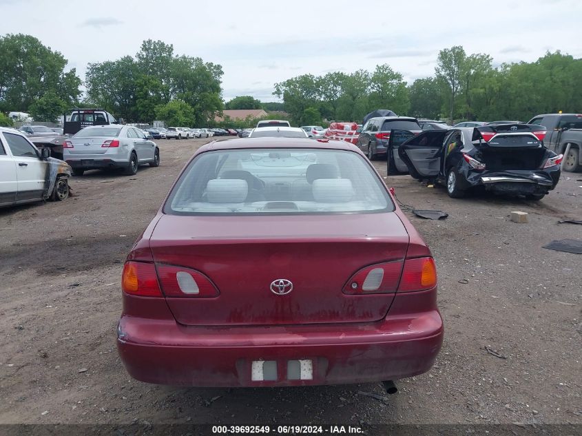 2000 Toyota Corolla Ve VIN: 1NXBR12E7YZ393153 Lot: 39692549