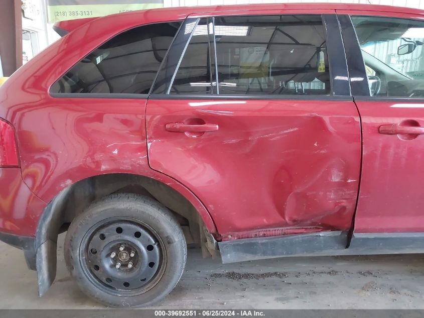 2012 Ford Edge Sel VIN: 2FMDK4JC4CBA63242 Lot: 39692551