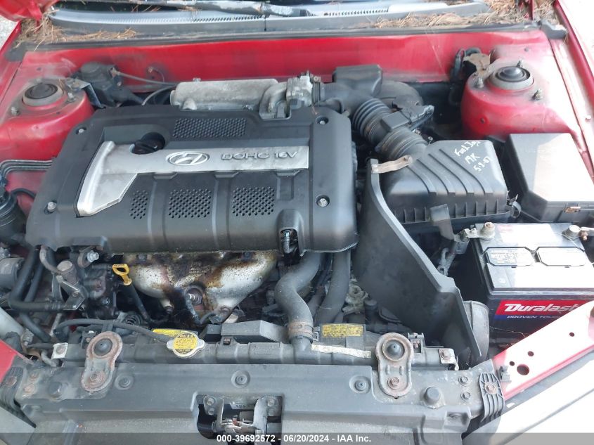 2005 Hyundai Elantra Gls/Gt VIN: KMHDN46D85U085556 Lot: 39692572