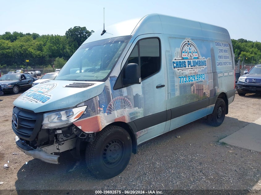 2021 Mercedes-Benz Sprinter 2500 Standard Roof I4 Diesel VIN: W1Y4DBHY9MT054943 Lot: 39692575