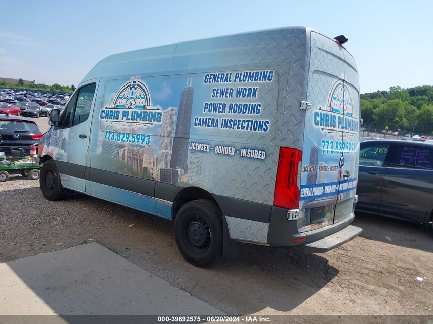 2021 Mercedes-Benz Sprinter 2500 Standard Roof I4 Diesel VIN: W1Y4DBHY9MT054943 Lot: 39692575