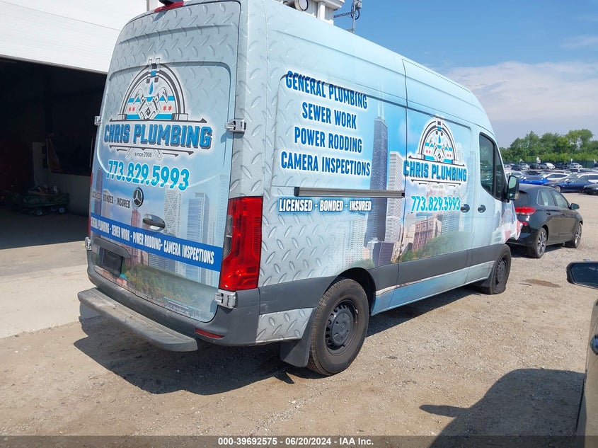 2021 Mercedes-Benz Sprinter 2500 Standard Roof I4 Diesel VIN: W1Y4DBHY9MT054943 Lot: 39692575