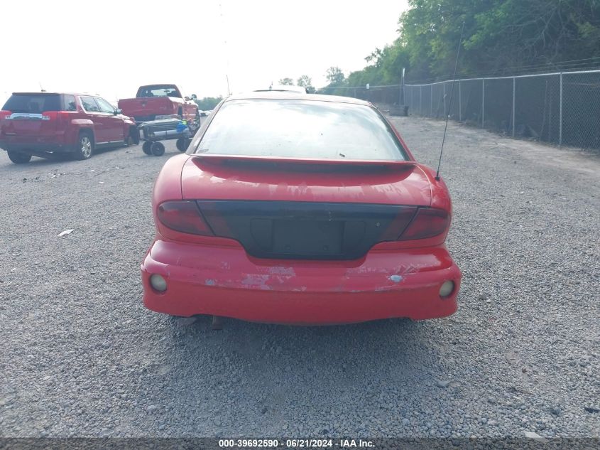 2001 Pontiac Sunfire Se VIN: 1G2JB124017411609 Lot: 39692590