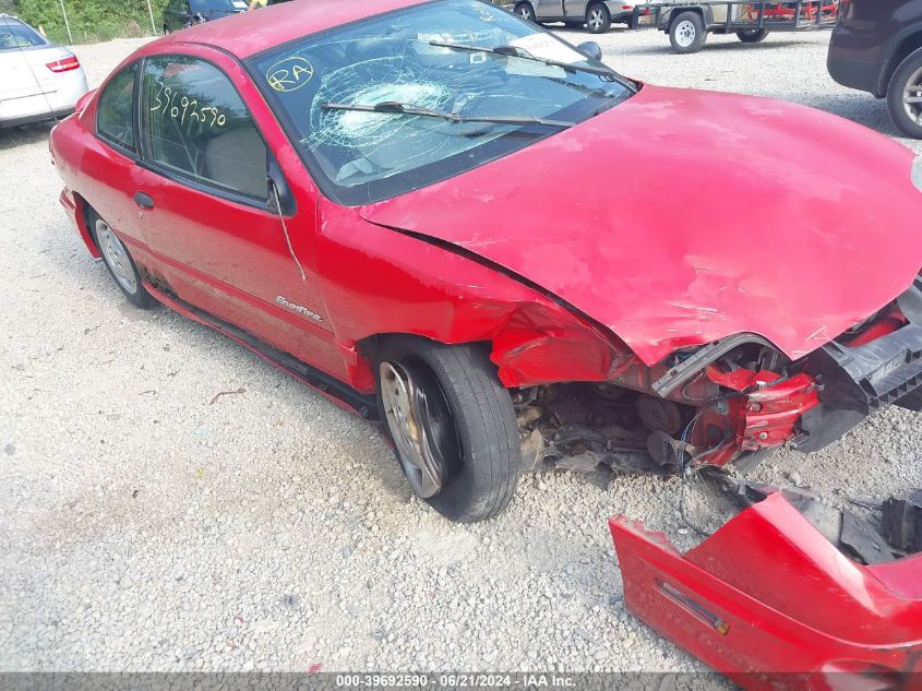 2001 Pontiac Sunfire Se VIN: 1G2JB124017411609 Lot: 39692590