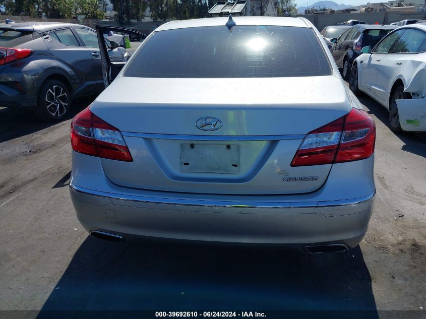 2012 Hyundai Genesis 3.8 VIN: KMHGC4DD6CU163240 Lot: 39692610