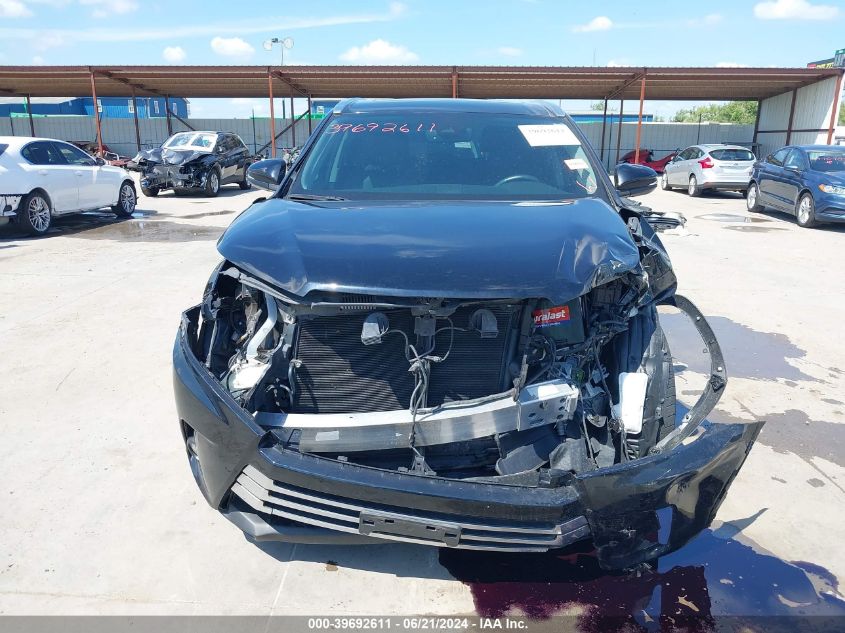 2018 Toyota Highlander Limited VIN: 5TDYZRFH8JS237800 Lot: 39692611