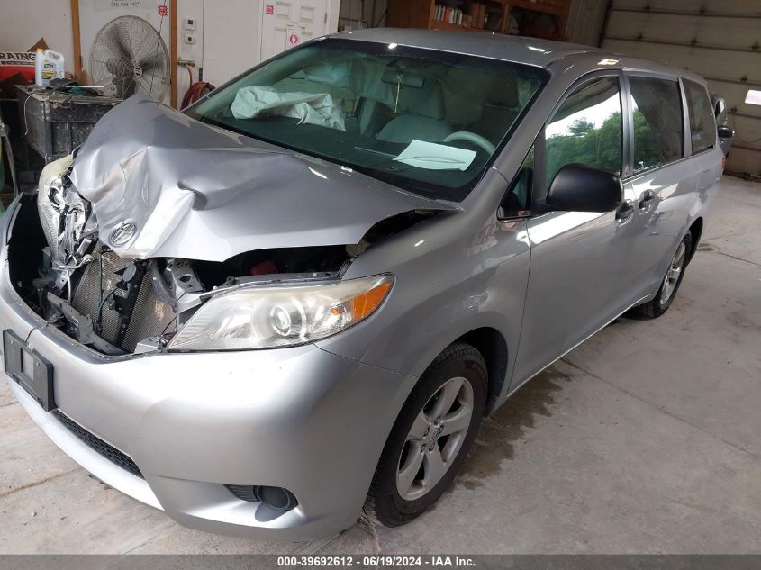 2011 Toyota Sienna VIN: 5TDKA3DC6BS002461 Lot: 39692612