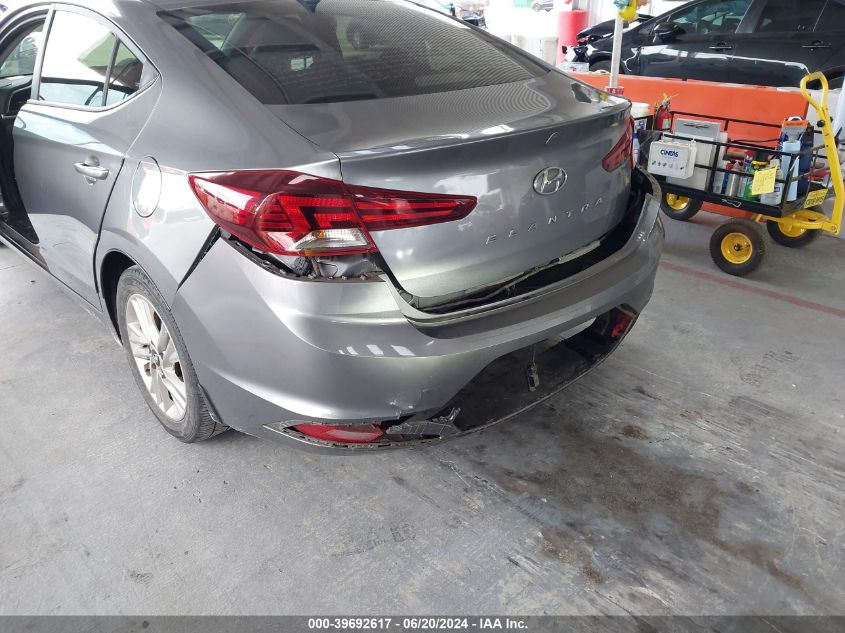 2019 Hyundai Elantra Sel/Value/Limited VIN: 5NPD84LF5KH452212 Lot: 39692617