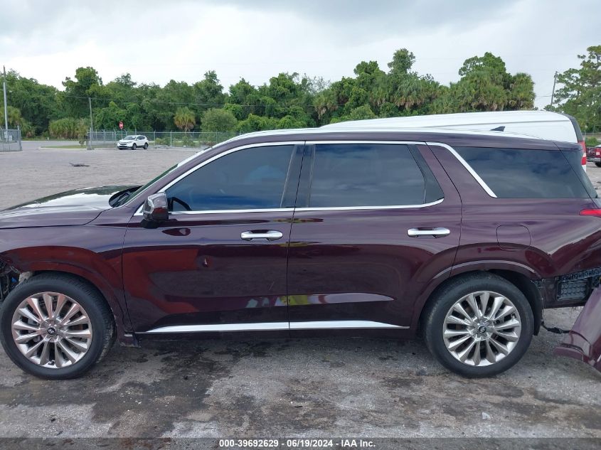 2020 Hyundai Palisade Limited VIN: KM8R54HE3LU110422 Lot: 39692629