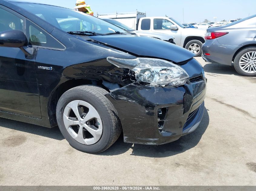 2013 Toyota Prius Two VIN: JTDKN3DU7D0347159 Lot: 39692628