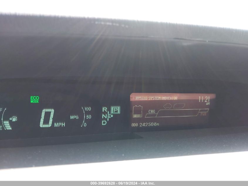 2013 Toyota Prius Two VIN: JTDKN3DU7D0347159 Lot: 39692628