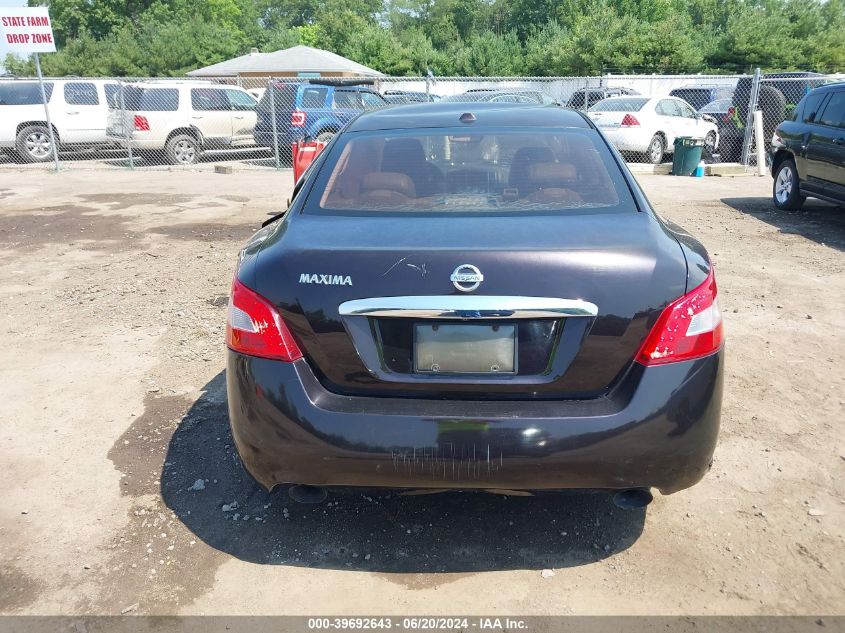 2010 Nissan Maxima 3.5 Sv VIN: 1N4AA5AP3AC825269 Lot: 39692643