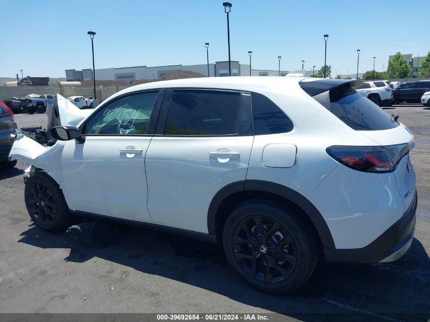 2024 Honda Hr-V Awd Sport/Awd Sport W/O Bsi VIN: 3CZRZ2H59RM736657 Lot: 39692654