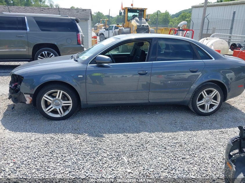 2007 Audi A4 2.0T VIN: WAUAF78E27A250711 Lot: 39692676
