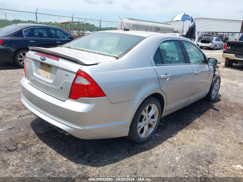 2012 Ford Fusion Se VIN: 3FAHP0HA8CR113183 Lot: 39692680