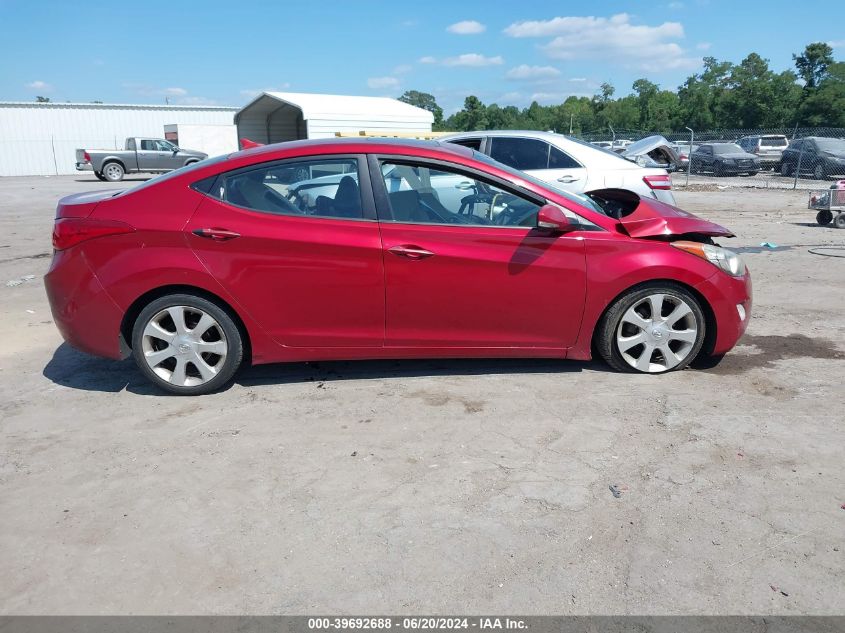 2012 Hyundai Elantra Limited (Ulsan Plant) VIN: KMHDH4AE2CU301986 Lot: 39692688