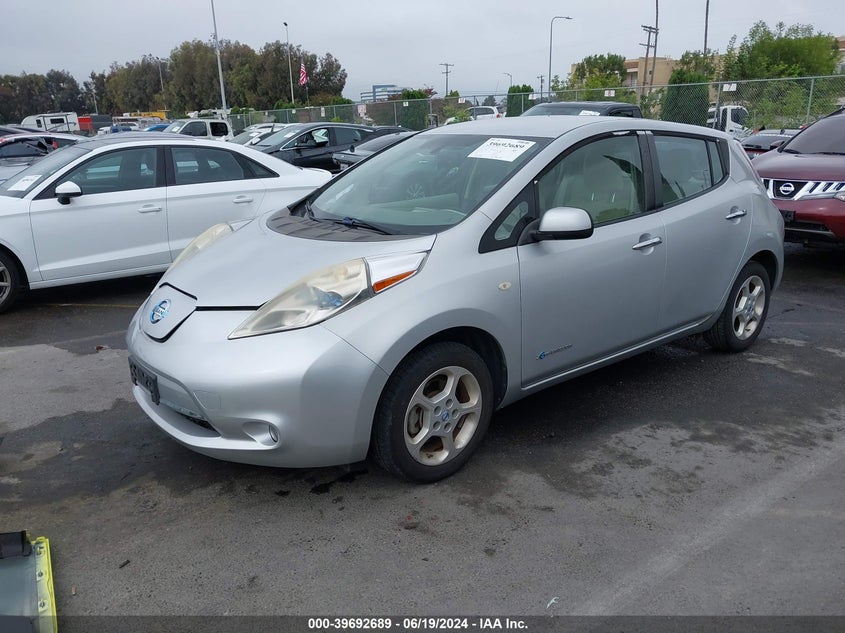 2012 Nissan Leaf Sl VIN: JN1AZ0CP8CT021865 Lot: 39692689