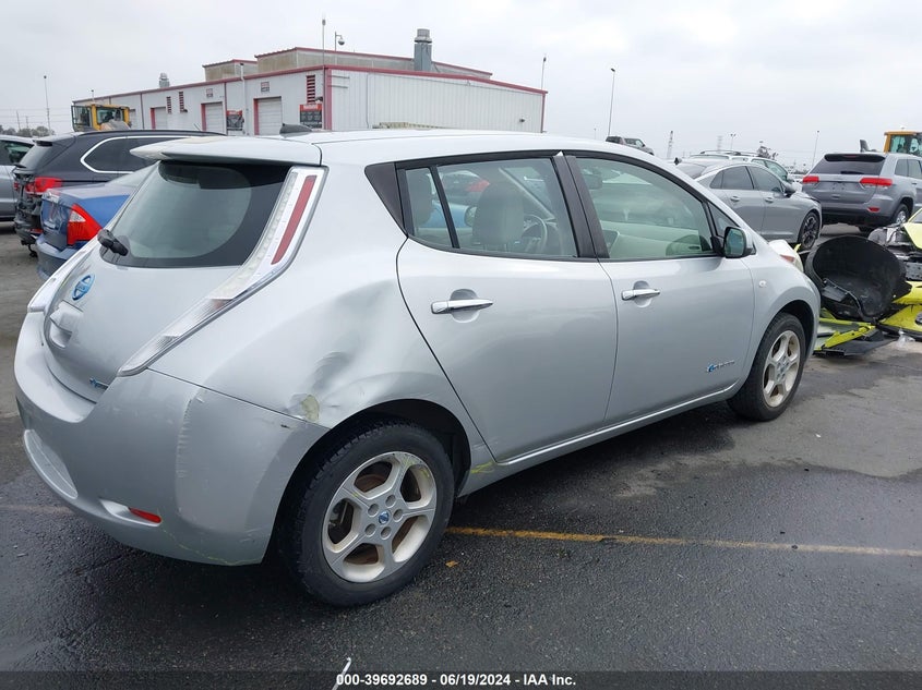 2012 Nissan Leaf Sl VIN: JN1AZ0CP8CT021865 Lot: 39692689