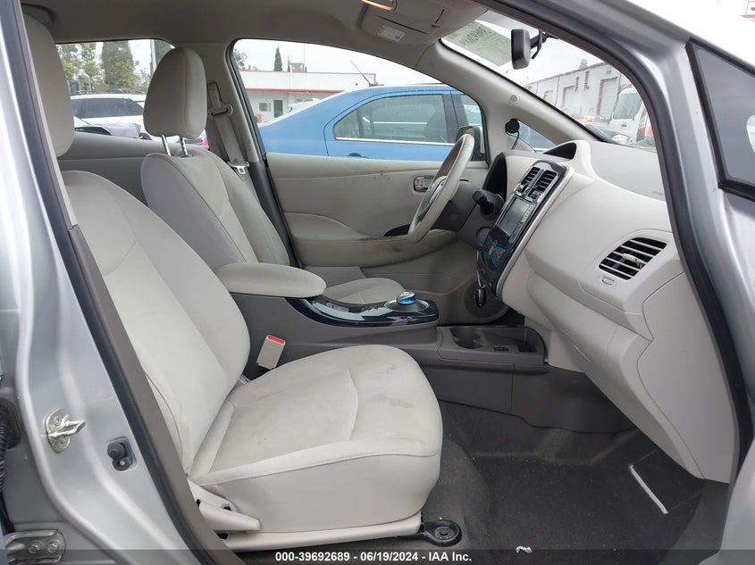 2012 Nissan Leaf Sl VIN: JN1AZ0CP8CT021865 Lot: 39692689