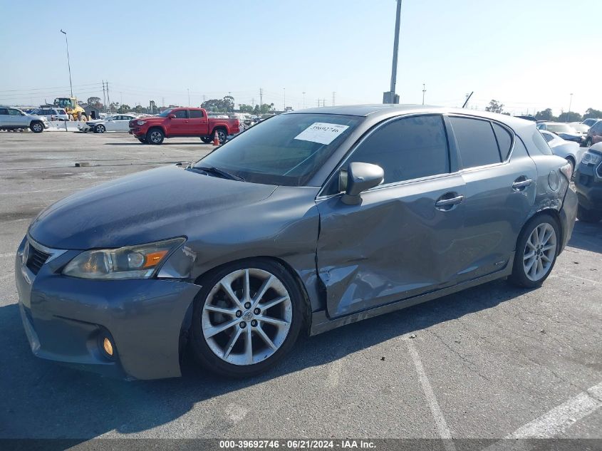 2013 Lexus Ct 200H VIN: JTHKD5BH5D2129549 Lot: 39692746