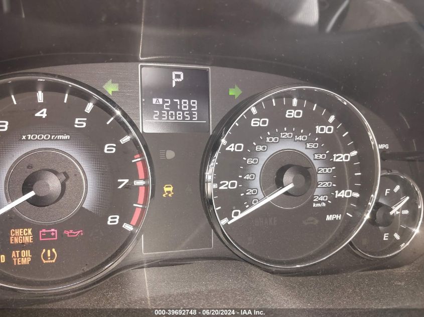 2010 Subaru Outback 2.5I Premium VIN: 4S4BRBCC3A3318870 Lot: 39692748