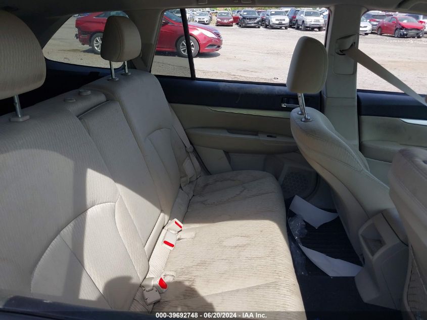 2010 Subaru Outback 2.5I Premium VIN: 4S4BRBCC3A3318870 Lot: 39692748