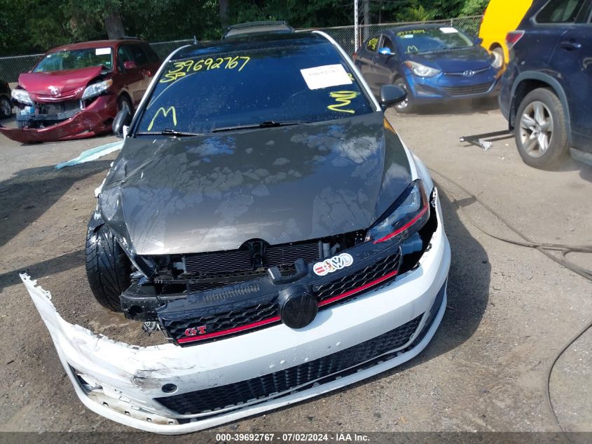 2016 VOLKSWAGEN GOLF GTI AUTOBAHN W/PERFORMANCE PACKAGE 4-DOOR - 3VW447AU4GM006677