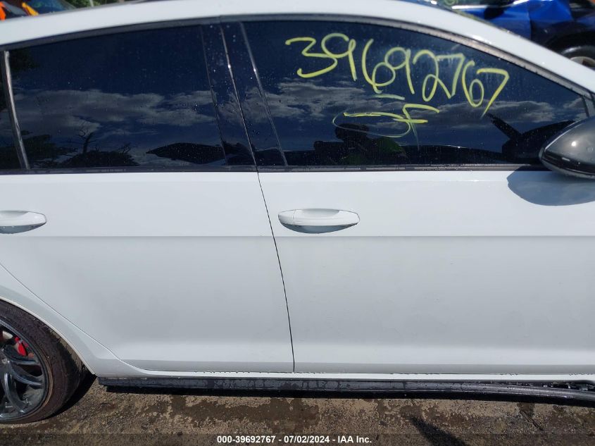 2016 VOLKSWAGEN GOLF GTI AUTOBAHN W/PERFORMANCE PACKAGE 4-DOOR - 3VW447AU4GM006677