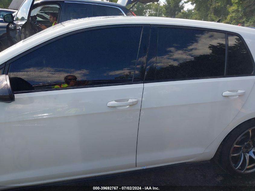 2016 VOLKSWAGEN GOLF GTI AUTOBAHN W/PERFORMANCE PACKAGE 4-DOOR - 3VW447AU4GM006677