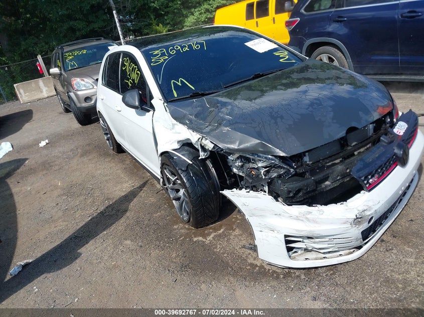 2016 VOLKSWAGEN GOLF GTI AUTOBAHN W/PERFORMANCE PACKAGE 4-DOOR - 3VW447AU4GM006677