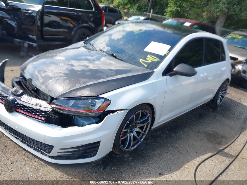 2016 VOLKSWAGEN GOLF GTI AUTOBAHN W/PERFORMANCE PACKAGE 4-DOOR - 3VW447AU4GM006677